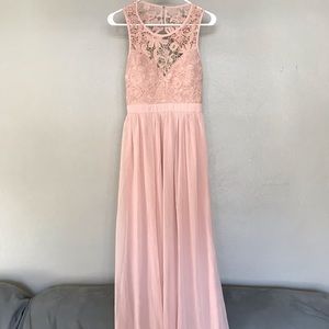 Blush Pink Maxi Dress